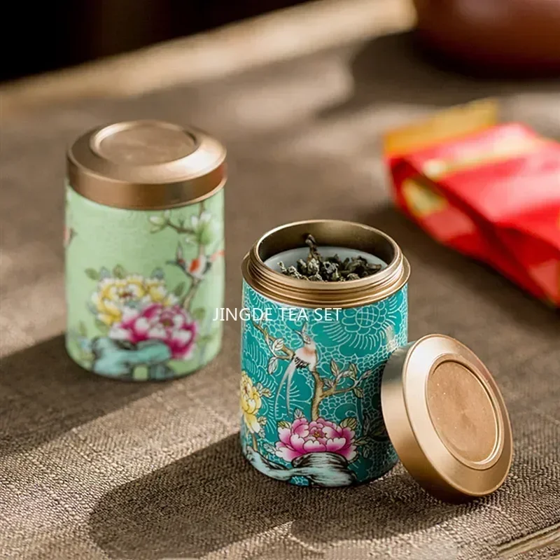 Coffee Tea Jar Set - بوتيك شاي سيراميك علب تخزين المنزلية