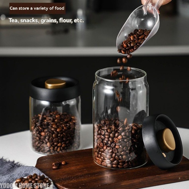 Coffee Tea Sugar Container Set - زجاجات تخزين، أوعية، موزع عسل، زجاجة