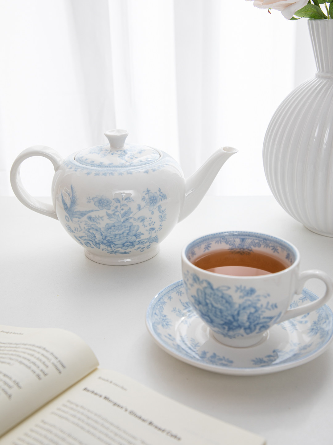 Coffee Tea Jar Set - طقم فناجين قهوة وشاي من السيراميك