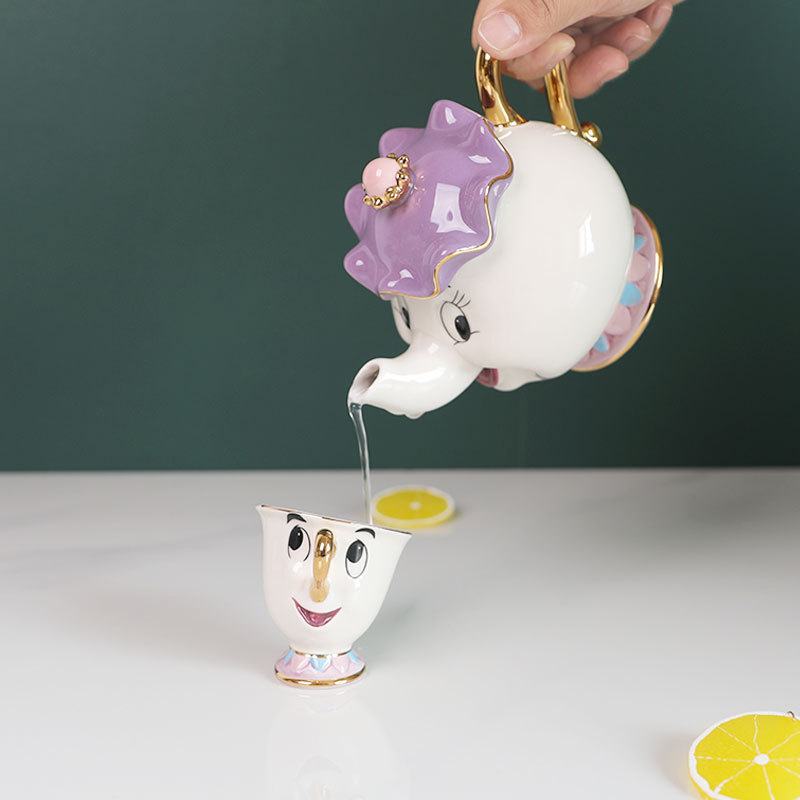 Coffee Tea Jar Set - متوفر: طقم شاي كرتوني لطيف بتصميم