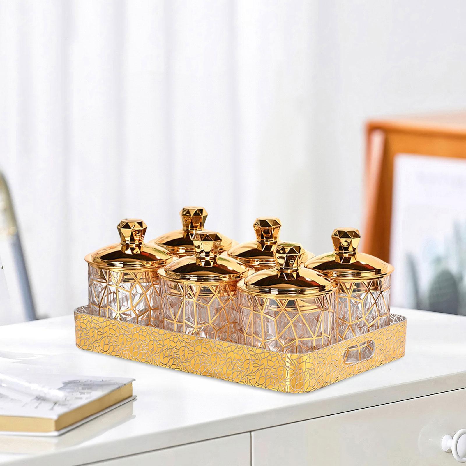 Coffee Tea Jar Set - مجموعة أوعية تخزين الطعام محكمة الإغلاق