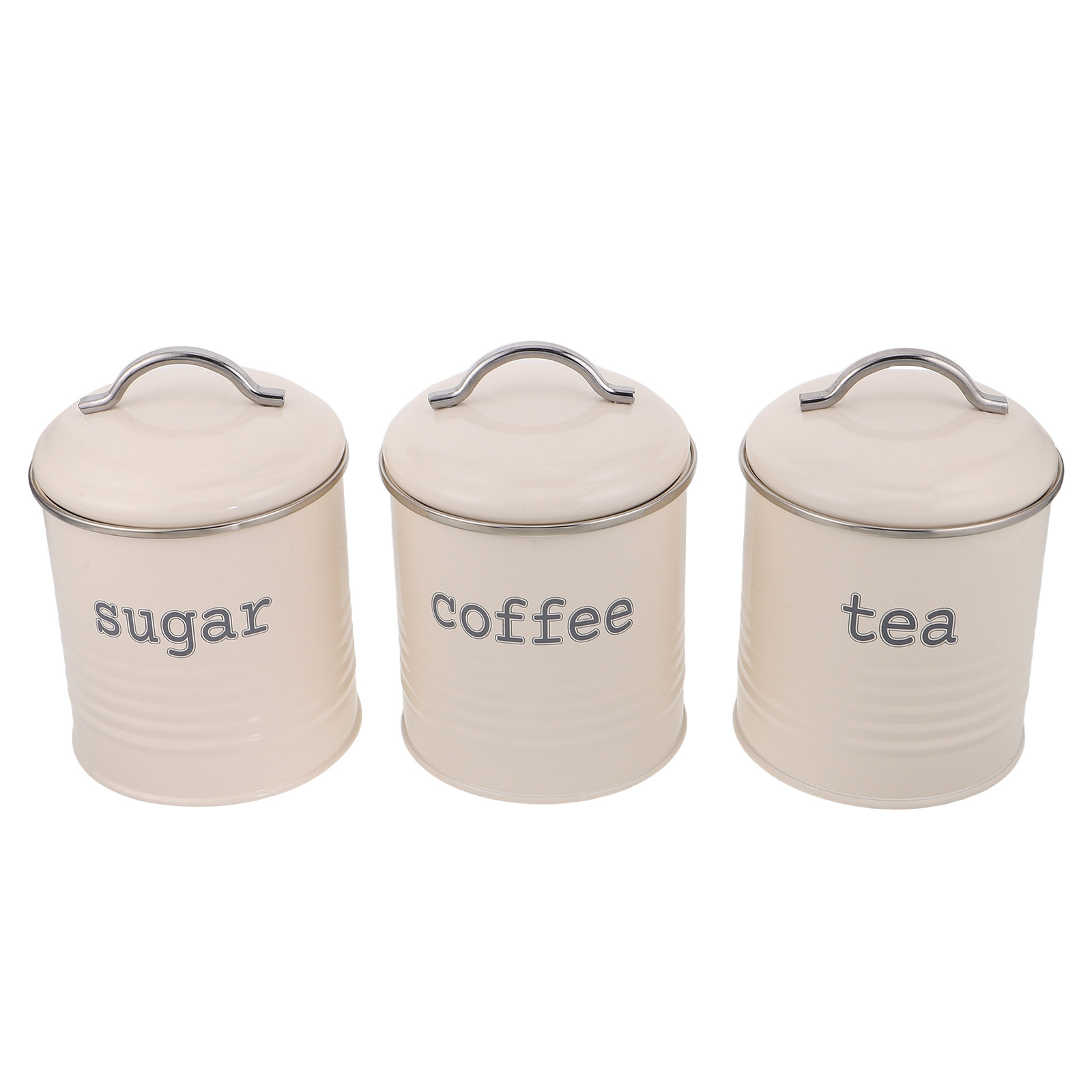 Coffee Tea Sugar Container Set - مجموعة من 3 حاويات محكمة الإغلاق