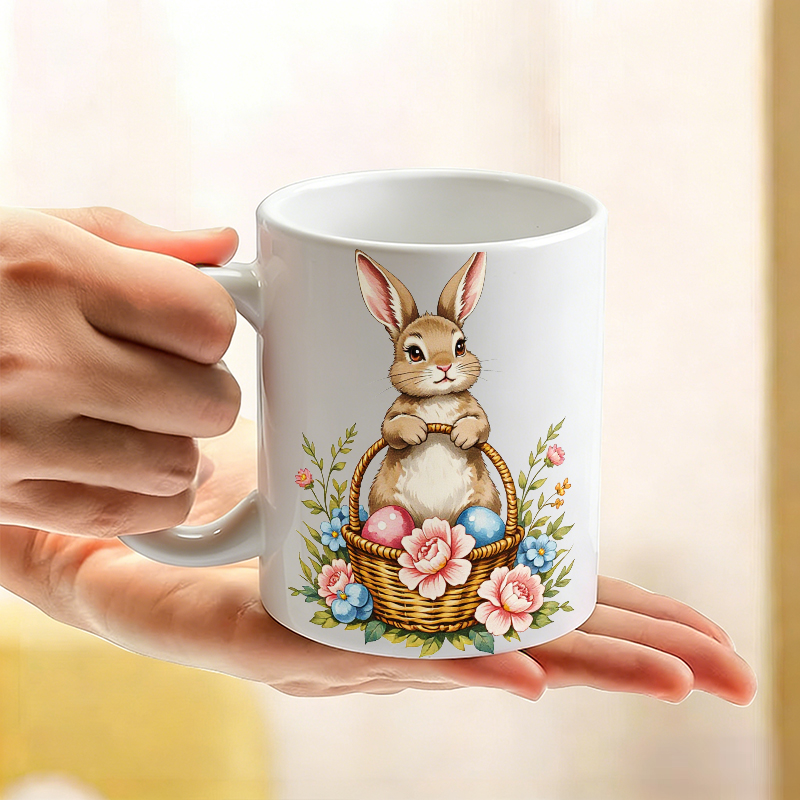 كوب سيراميك على شكل سلة بيض أر - مراجعة Coffee Tea Gift Basket وسعره