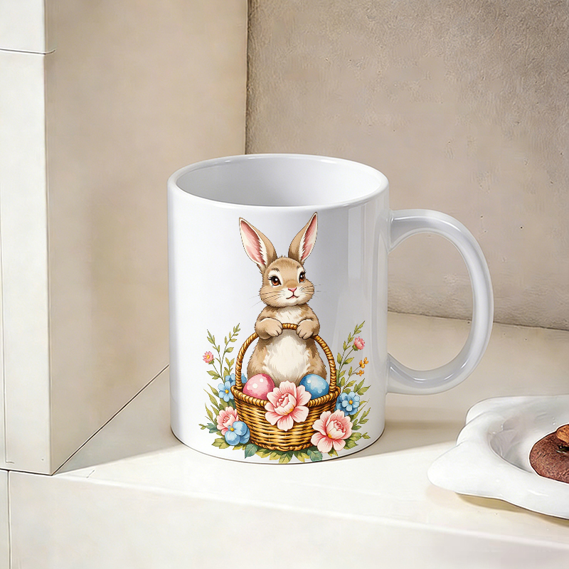كوب سيراميك على شكل سلة بيض أر - مراجعة Coffee Tea Gift Basket وسعره