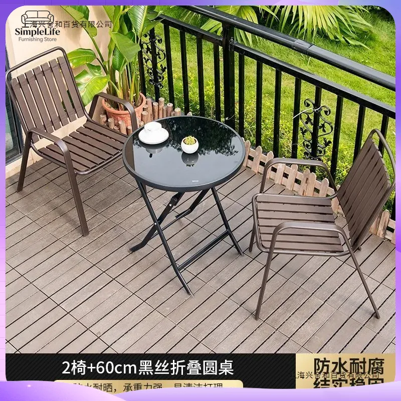 طاولة قهوة خشبية خارجية للشرفة - مراجعة Coffee Tea For Garden وسعره