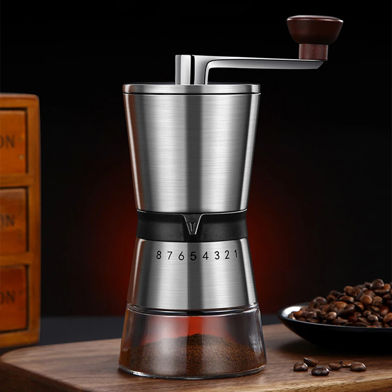 مطحنة قهوة يدوية قابلة للتعديل - مراجعة Burr Hand Grinder وسعره