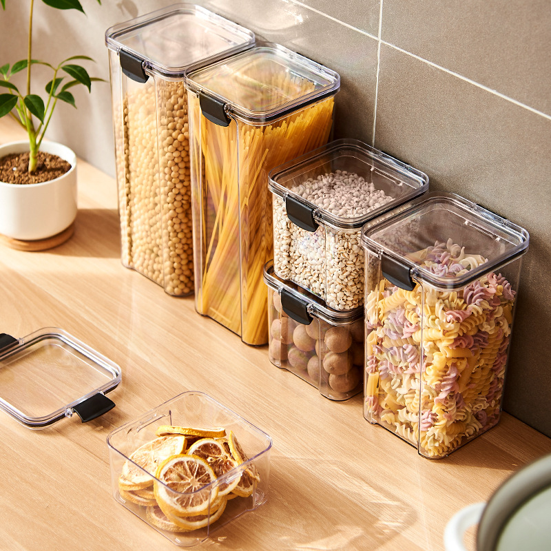 الجرار مختومة المطبخ الحبوب ال - مراجعة Coffee Tea Sugar Canister Set وسعره