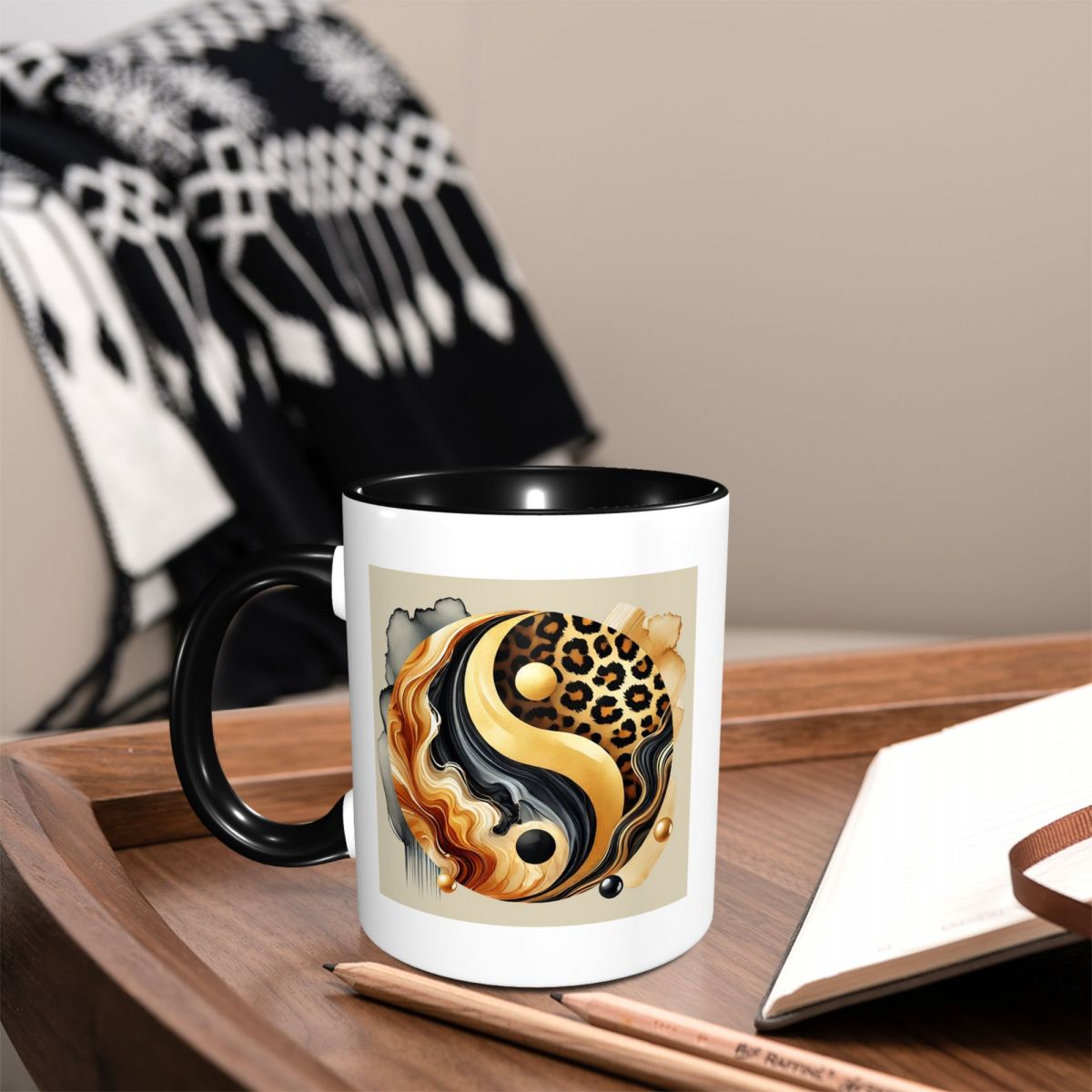 أكواب قهوة وشاي سيراميك بتصميم - مراجعة Coffee Tea Yin Yang وسعره