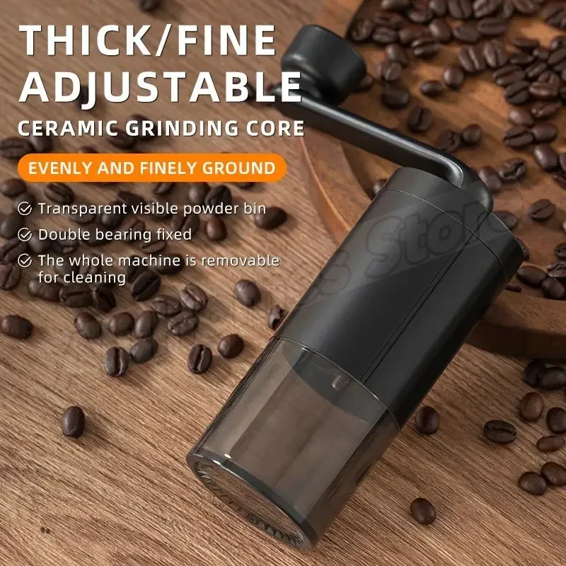 مطحنة قهوة يدوية احترافية قابل - مراجعة Burr Hand Grinder وسعره