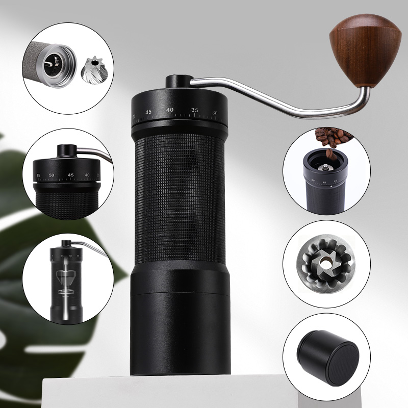 مطحنة قهوة يدوية مغناطيسية مع  - مراجعة Burr Hand Grinder وسعره