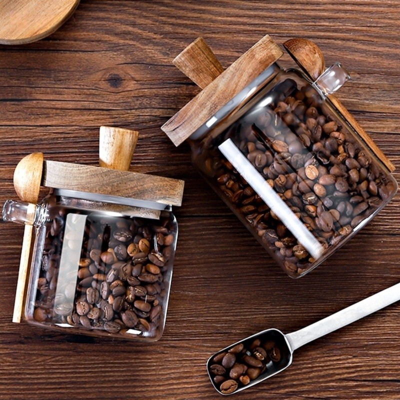 مجموعة علب زجاجية من ABJI مع أ - مراجعة Coffee Tea Sugar Container Set وسعره