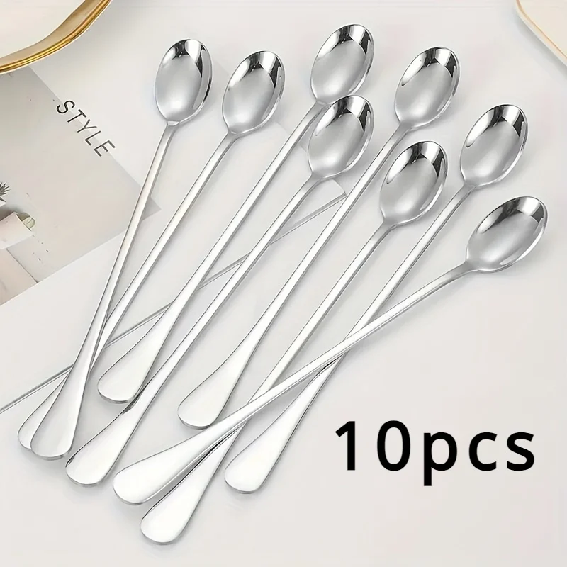 طقم ملاعق بمقبض طويل 1/10 قطع  - مراجعة Coffee Tea Sugar Canister Set وسعره