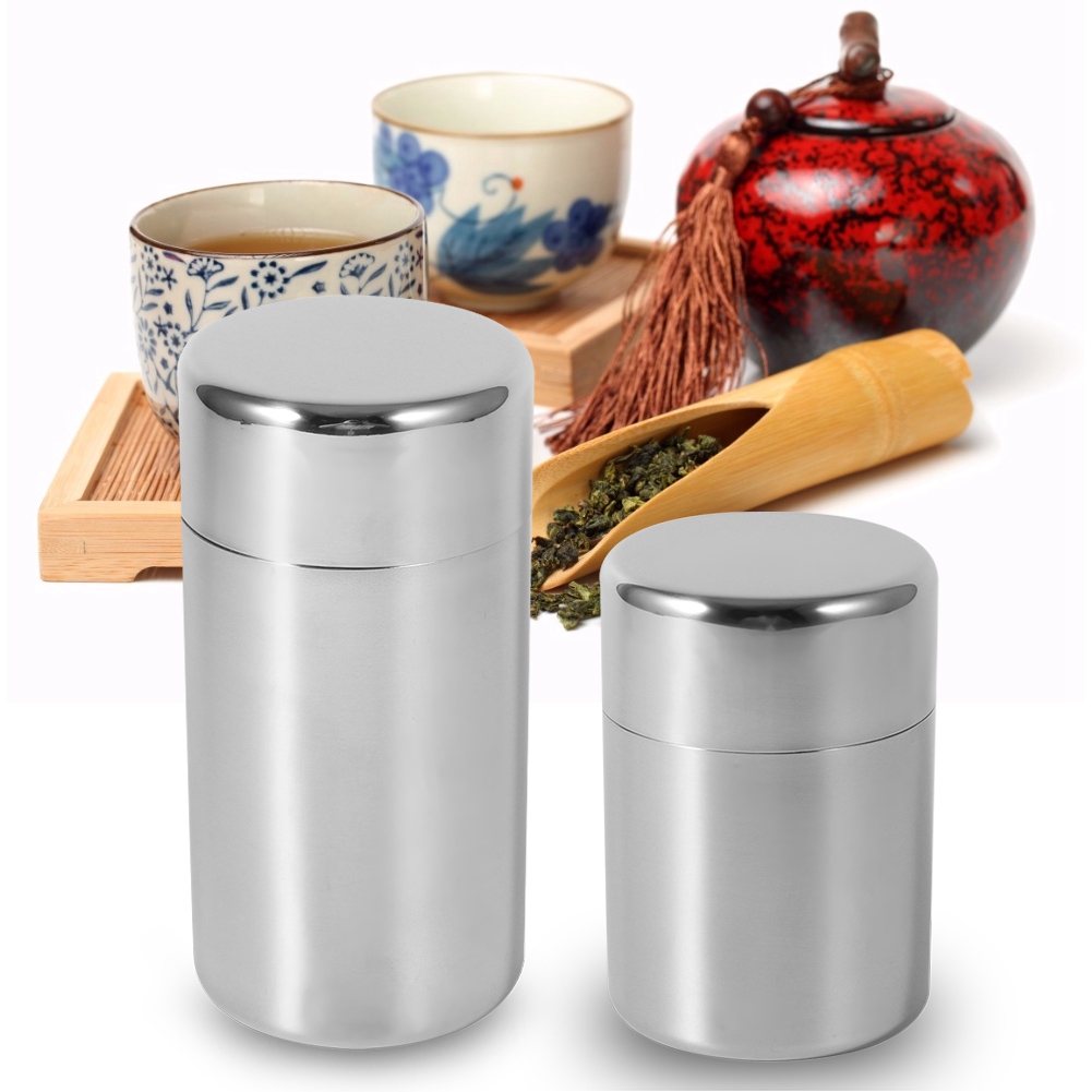 علبة أوراق الشاي من الفولاذ ال - مراجعة Coffee Tea Sugar Canister Set وسعره
