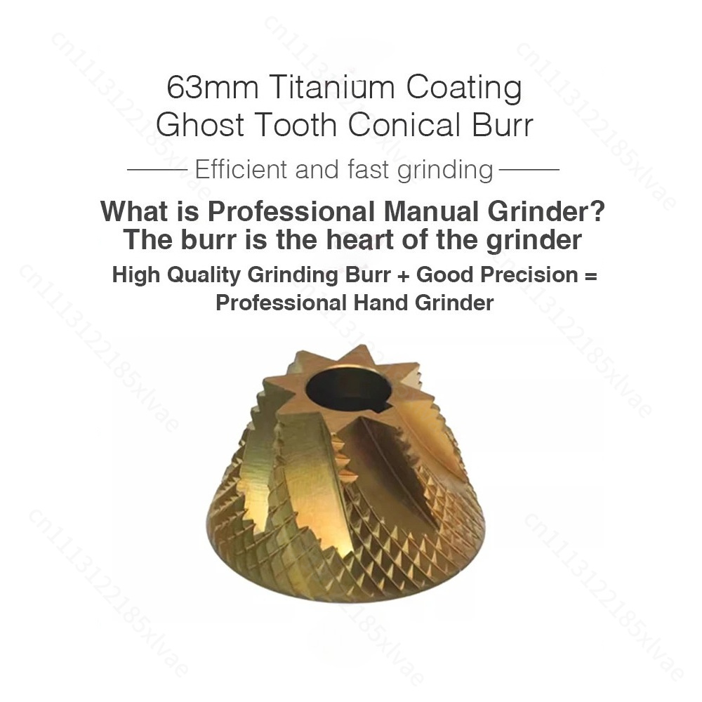 مطحنة قهوة يدوية 63 مم بتصميم  - مراجعة Burr Hand Grinder وسعره