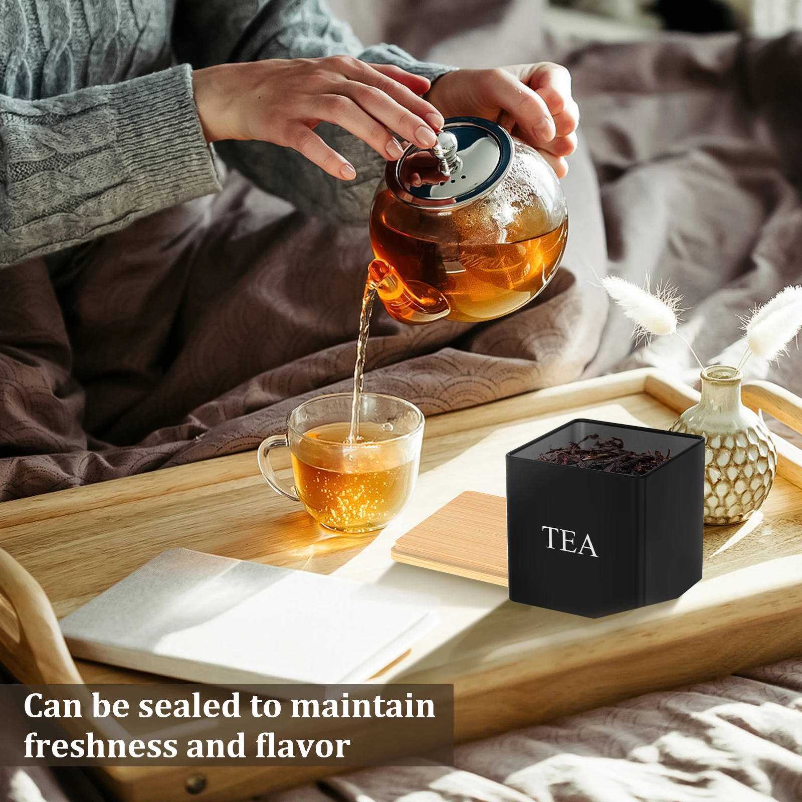 طقم من 3 قطع: علب شاي وسكر وقه - مراجعة Coffee Tea Jar Set وسعره