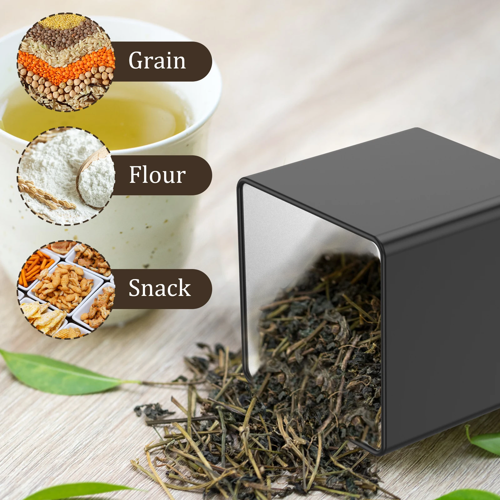 طقم من 3 قطع: علب شاي وسكر وقه - مراجعة Coffee Tea Jar Set وسعره