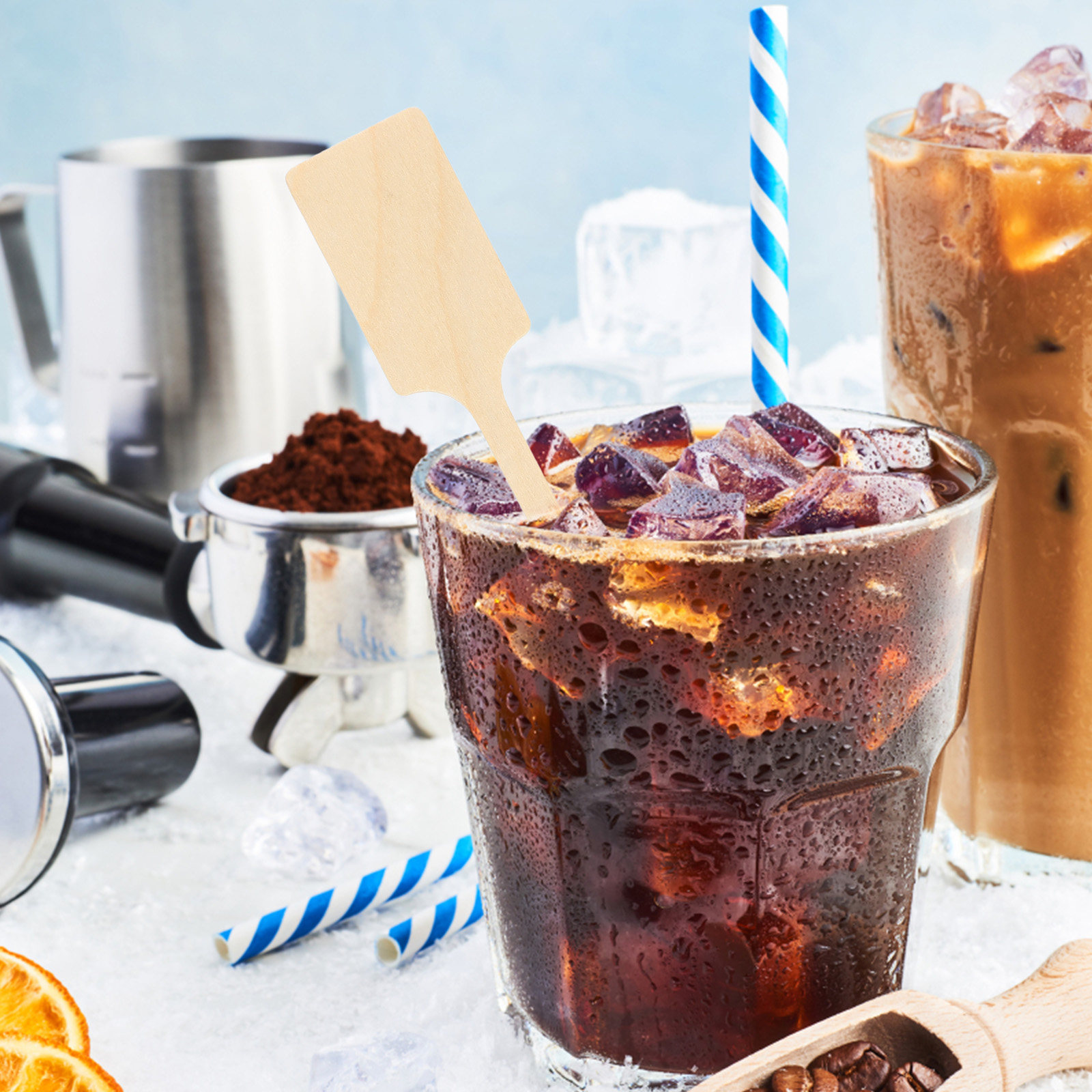 100 قطعة من أعواد تقليب القهوة - مراجعة Juice Tea Coffee وسعره