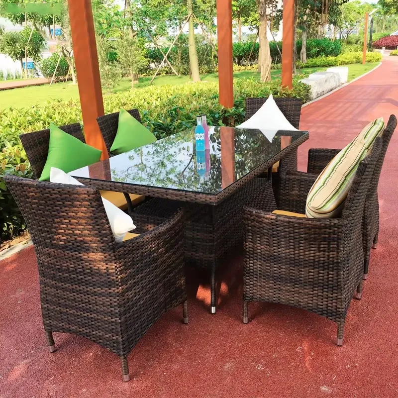 طقم أثاث خارجي من الراتان يتكو - مراجعة Coffee Tea For Garden وسعره
