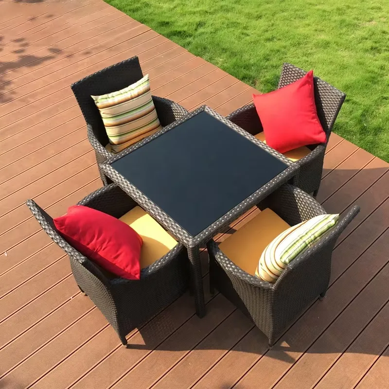 طقم أثاث خارجي من الراتان يتكو - مراجعة Coffee Tea For Garden وسعره
