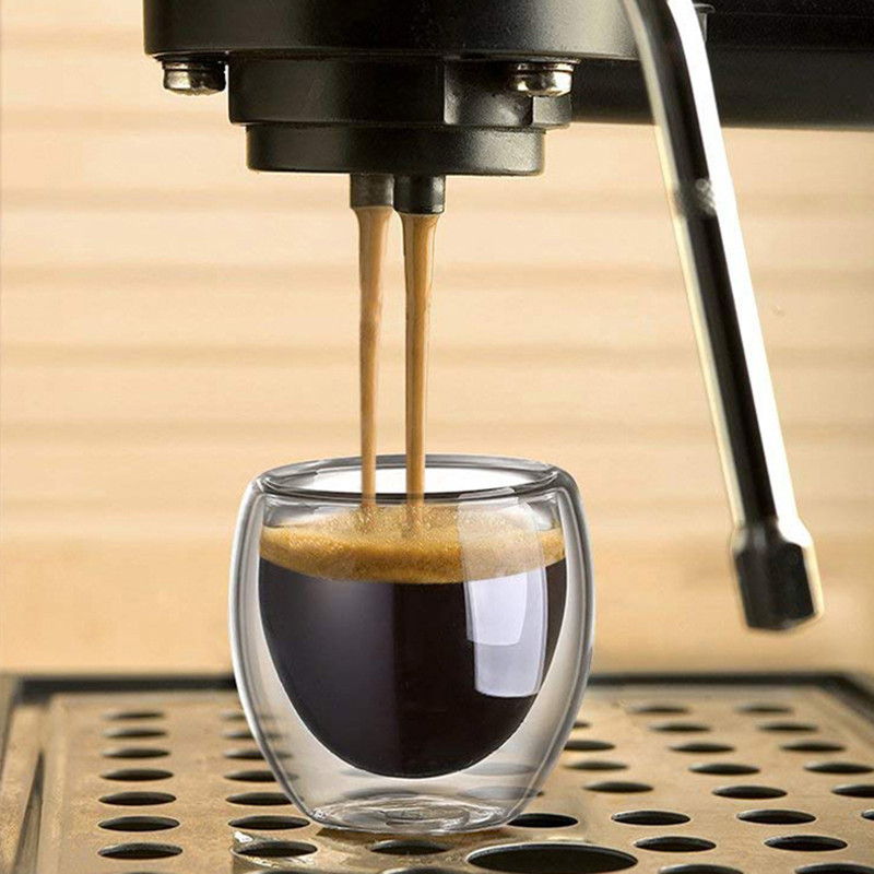 أكواب قهوة زجاجية مزدوجة الجدا - مراجعة Coffee Tea Mix وسعره