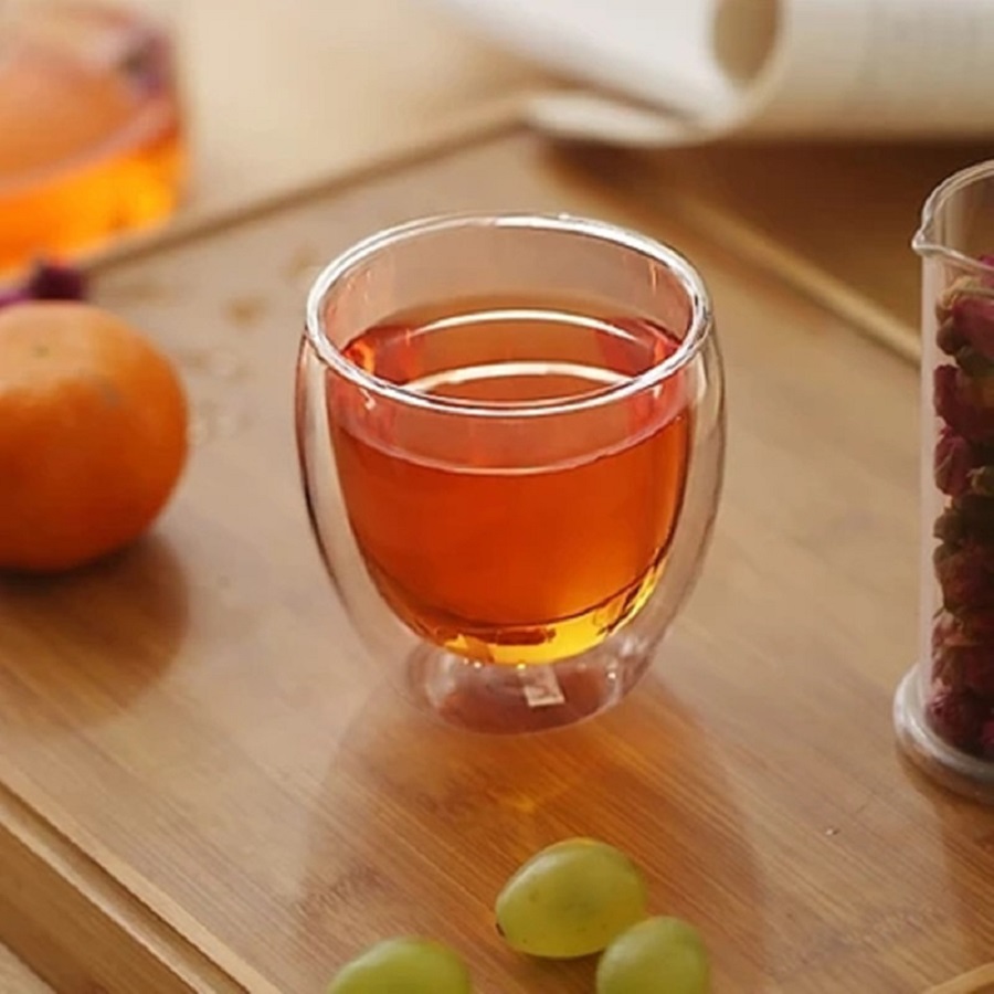 أكواب قهوة زجاجية مزدوجة الجدا - مراجعة Coffee Tea Mix وسعره