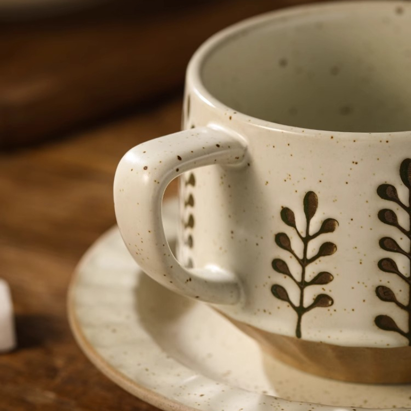 الرجعية كوب سيراميك الفخار الخ - مراجعة Coffee Tea Mix وسعره