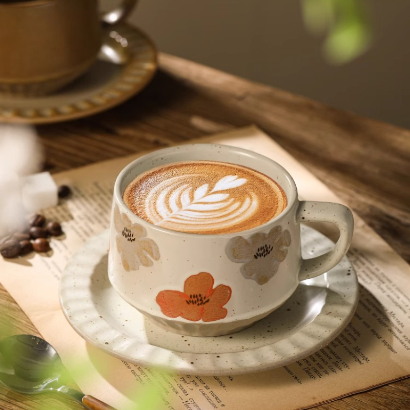 الرجعية كوب سيراميك الفخار الخ - مراجعة Coffee Tea Mix وسعره