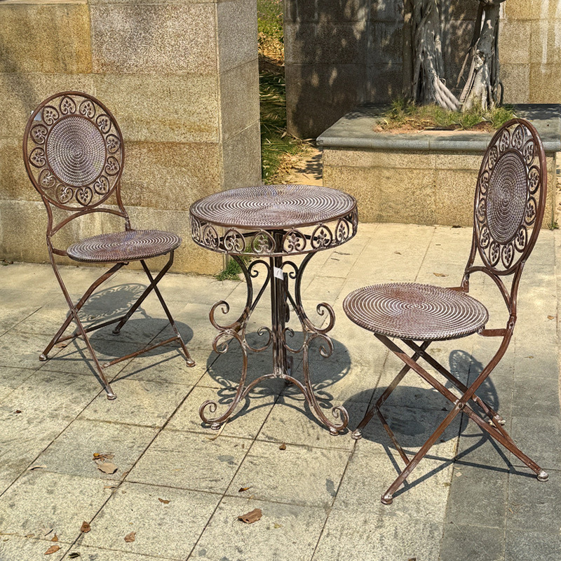 طاولات وكراسي حديدية مصنوعة يد - مراجعة Coffee Tea For Garden وسعره