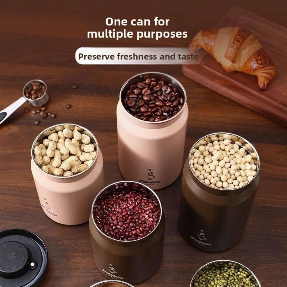 316 مكنسة من الفولاذ المقاوم ل - مراجعة Coffee Tea Jar Set وسعره