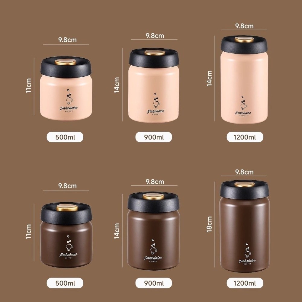 316 مكنسة من الفولاذ المقاوم ل - مراجعة Coffee Tea Jar Set وسعره
