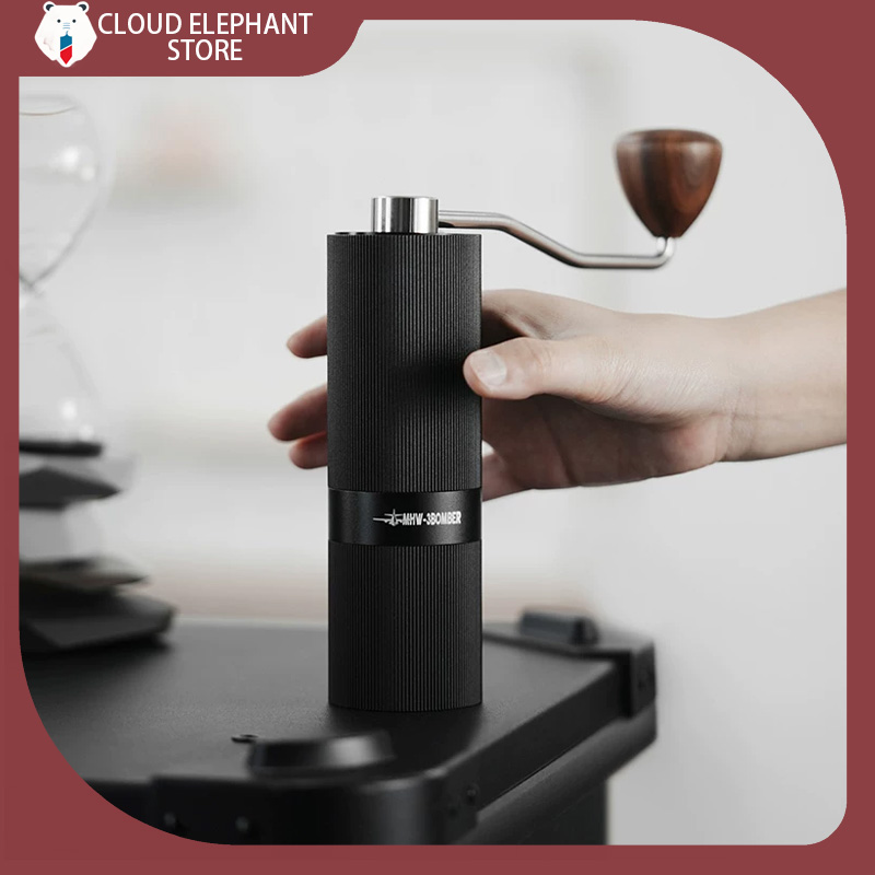 مطحنة إسبريسو يدوية MHW-3BOMBE - مراجعة Burr Hand Grinder وسعره