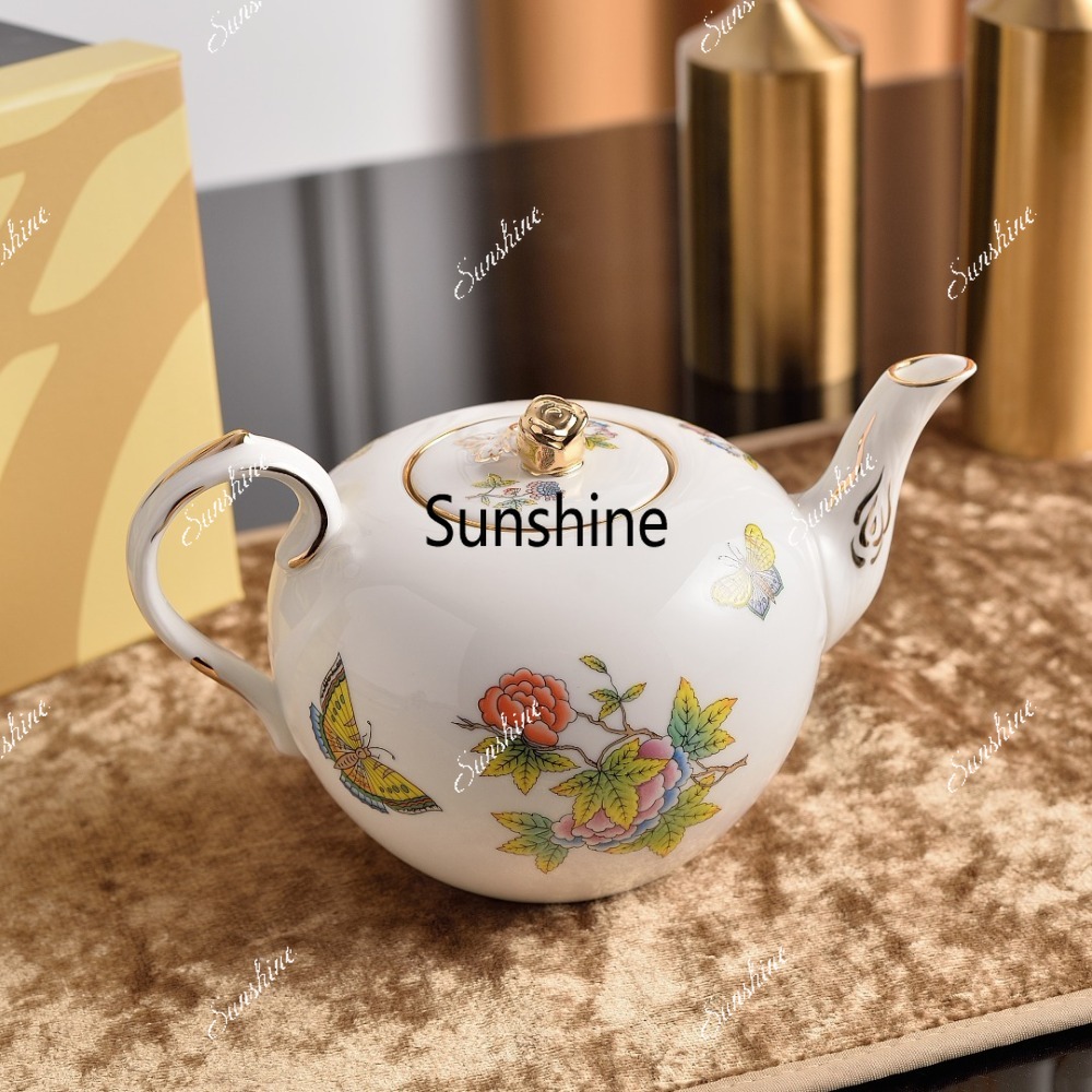 طقم شاي هنغاري مزخرف بالزهور ل - مراجعة Coffee Tea For Garden وسعره
