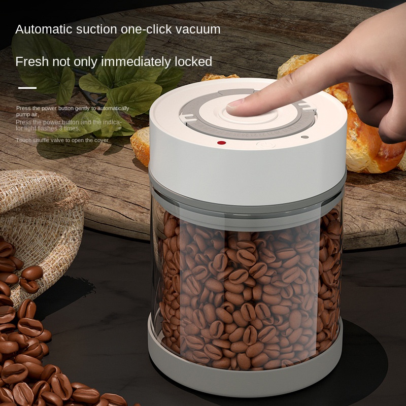 Electric Vacuum Coffee Beans G - مراجعة Coffee Tea Sugar Canister Set وسعره