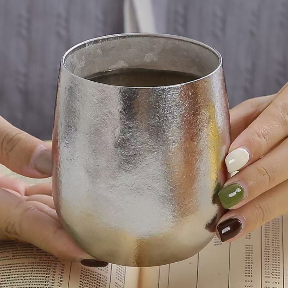 كوب بيض خارجي من التيتانيوم ال - مراجعة Juice Tea Coffee وسعره