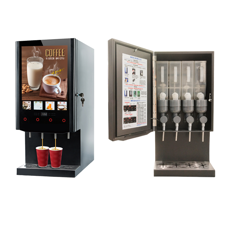 ماكينة قهوة فورية اقتصادية بـ4 - مراجعة Coffee Tea Hot وسعره