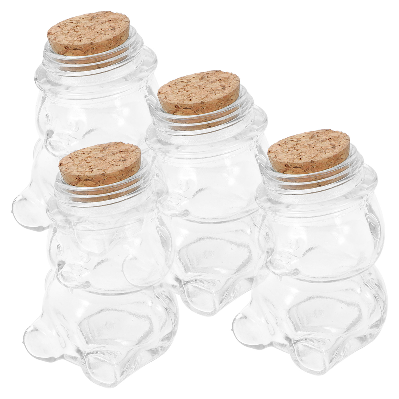 طقم من 4 أوعية زجاجية شفافة مح - مراجعة Coffee Tea Jar Set وسعره