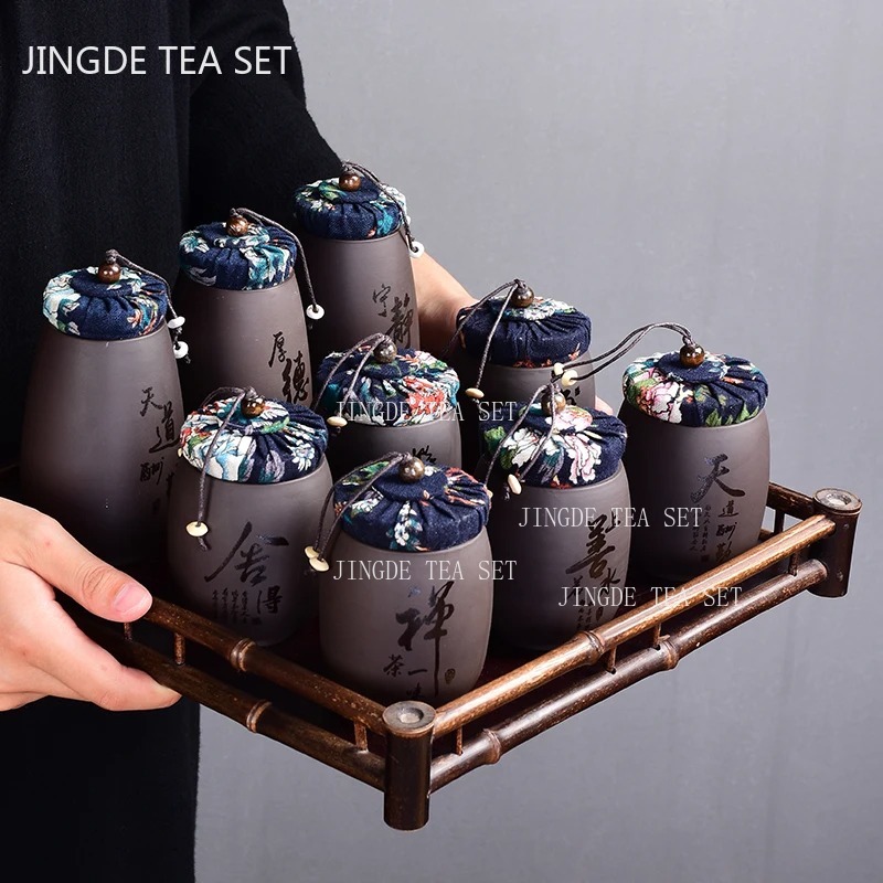 الصينية الأرجواني الرمال الصغي - مراجعة Coffee Tea Jar Set وسعره