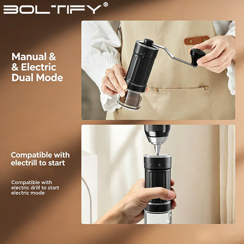 مطحنة قهوة يدوية قابلة للتعديل - مراجعة Burr Hand Grinder وسعره