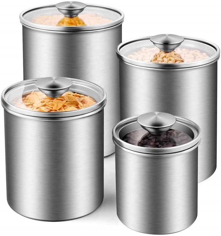 حاويات تخزين المواد الغذائية،  - مراجعة Coffee Tea Sugar Canister Set وسعره