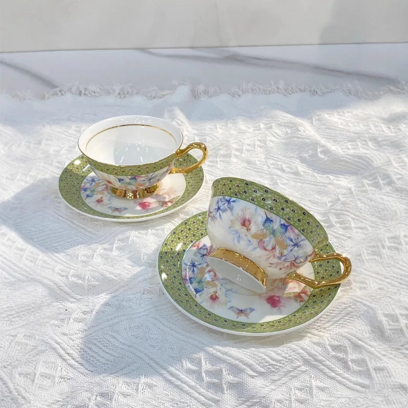 أكواب وأطباق ذات مظهر راقي مطل - مراجعة Coffee Tea For Garden وسعره