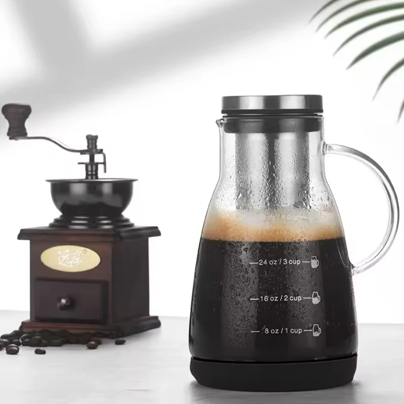 وعاء زجاجي لتحضير الإسبريسو وا - مراجعة Juice Tea Coffee وسعره
