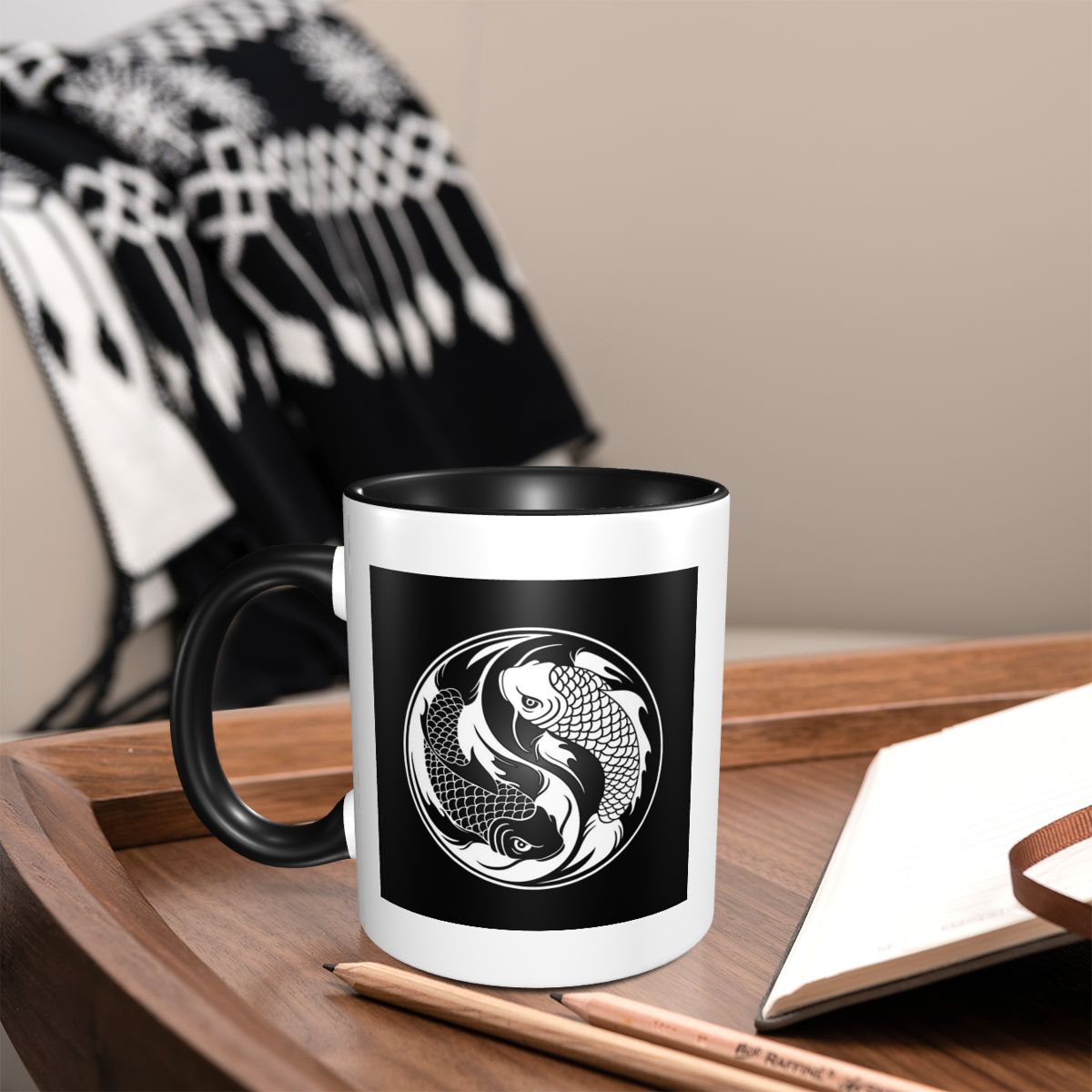 أبيض وأسود يين يانغ كوي الأسما - مراجعة Coffee Tea Yin Yang وسعره