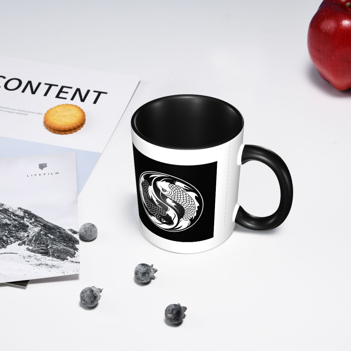أبيض وأسود يين يانغ كوي الأسما - مراجعة Coffee Tea Yin Yang وسعره