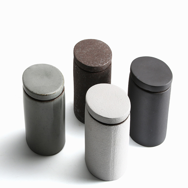 خمر الحجرية الشاي جرة أسطواني  - مراجعة Coffee Tea Sugar Container Set وسعره