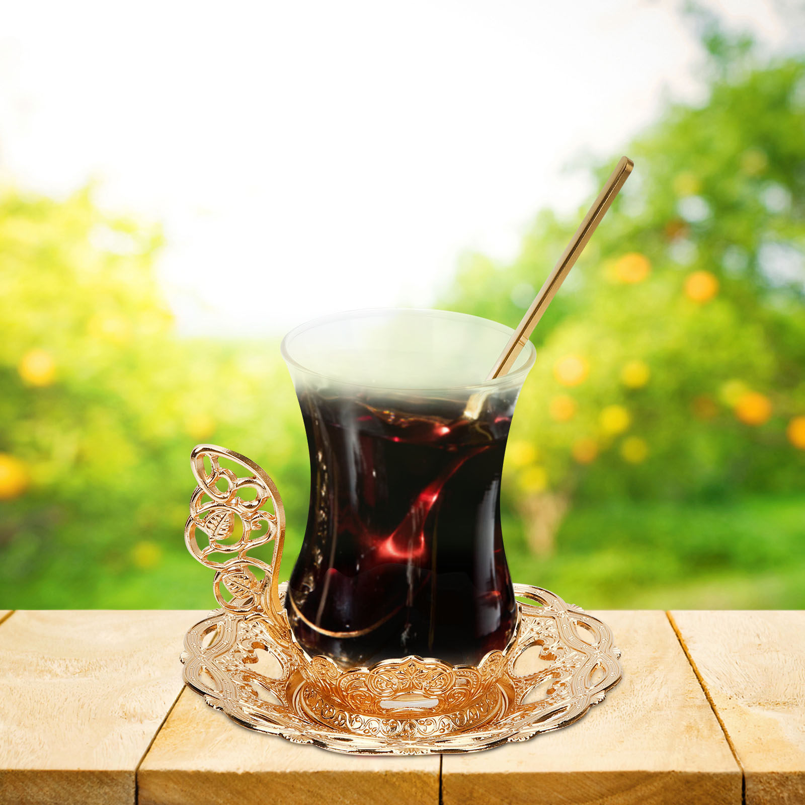 طقم أكواب قهوة زجاجية فاخرة مع - مراجعة Juice Tea Coffee وسعره