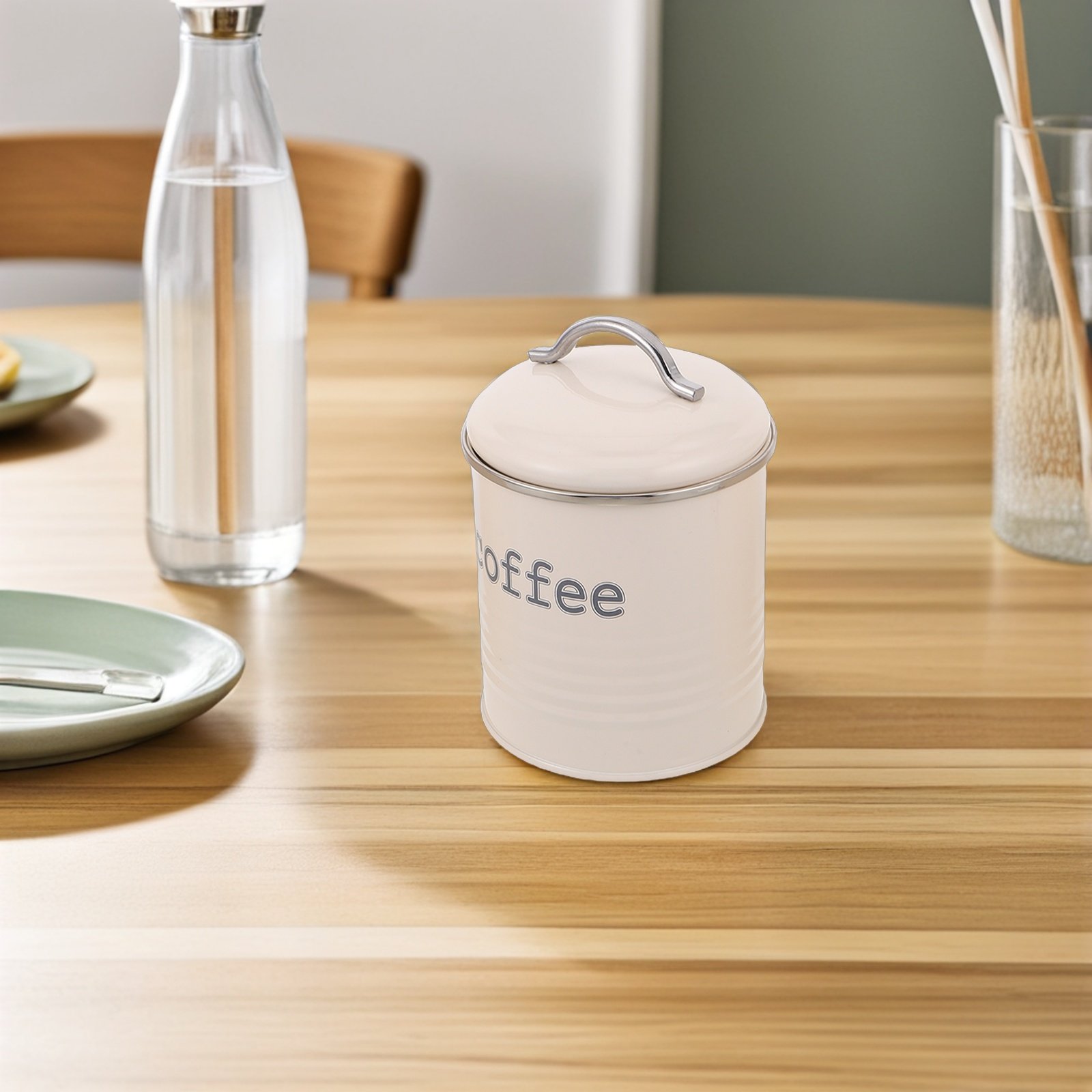 مجموعة من 3 حاويات محكمة الإغل - مراجعة Coffee Tea Sugar Container Set وسعره