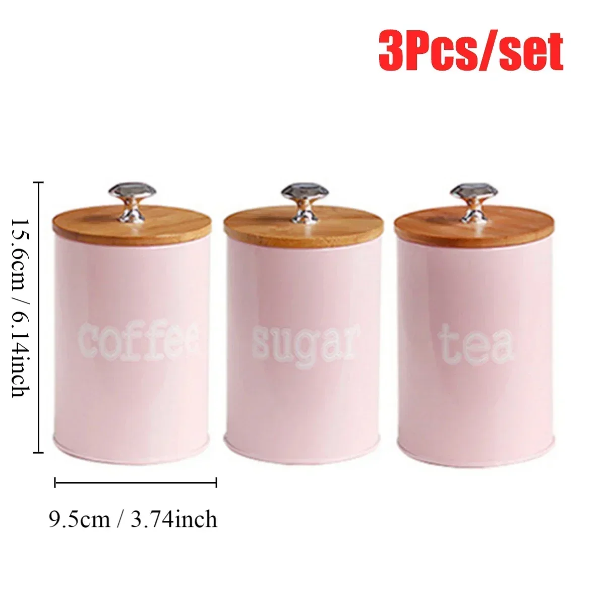 3 قطعة/المجموعة الشاي القهوة ا - مراجعة Coffee Tea Jar Set وسعره