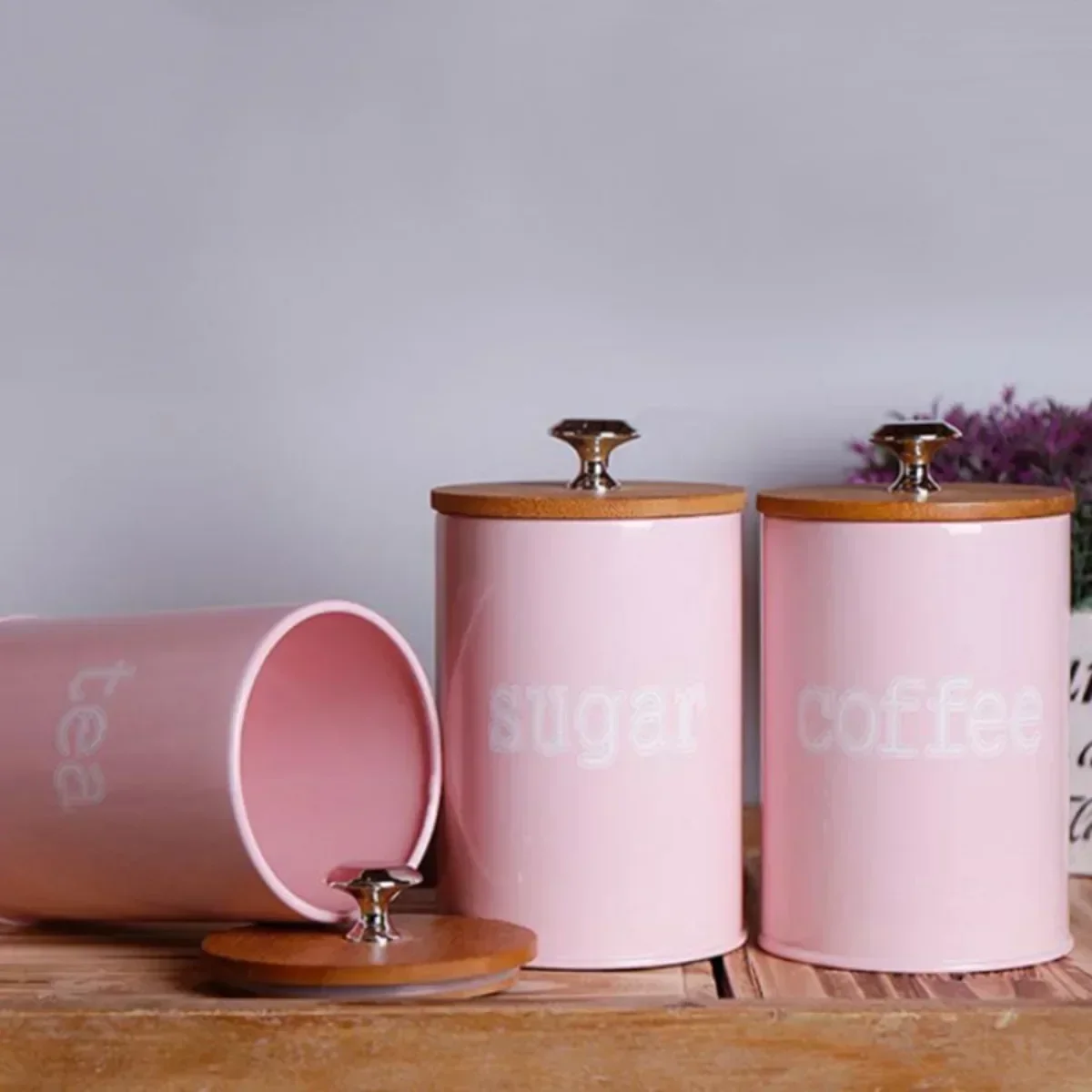 3 قطعة/المجموعة الشاي القهوة ا - مراجعة Coffee Tea Jar Set وسعره